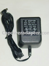 New MKA-41121000 AC Adapter 12V AC 1000mA 1A - Click Image to Close
