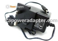 12v Bush CDVD100W1SW portable DVD player Uk home power supply adaptor plug
