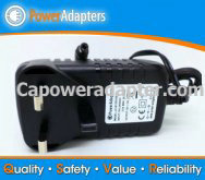 12v Mains ac/dc 2a UK replacement power supply plug for Roadstar FJ-SW2545E005 Portable TV