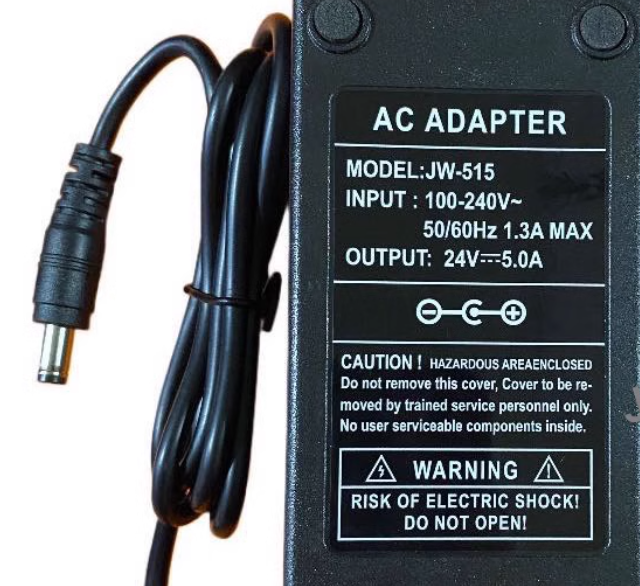 *Brand NEW*JW-515 24V 5.0A AC/DC Adapter Power Supply