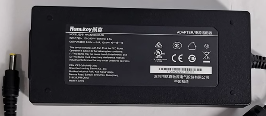 *Brand NEW* Huntkey HKA12024050-7B 24V 5A AC ADAPTER POWER SUPPLY