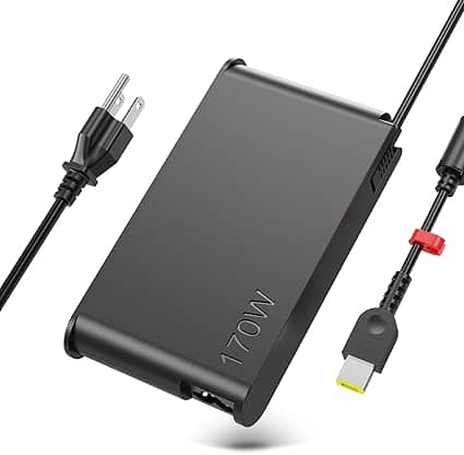 Slim 170W Charger Fit for Lenovo Legion Slim 5 5i Yoga Pro 9i Lenovo ThinkPad P1 P16 IdeaPad Pro 5 L