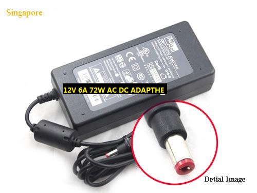 *Brand NEW* ACBEL AP12EA72 AD7212 12V 6A 72W AC DC ADAPTHE POWER Supply - Click Image to Close