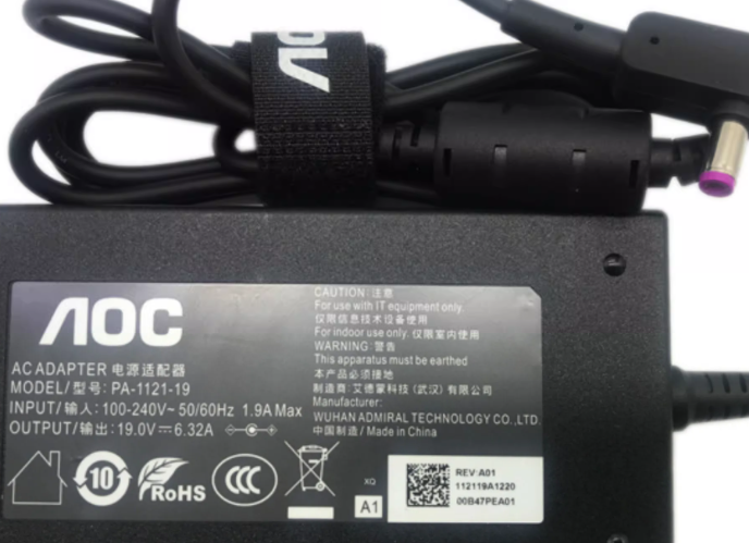 *Brand NEW* Original PA-1121-19 AOC 19V 6.32A AC ADAPTER POWER SUPPLY