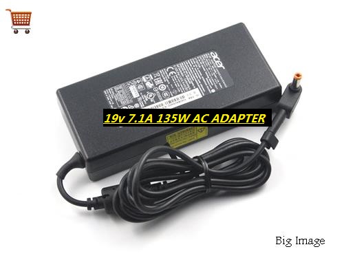 *Brand NEW*style Acer ADP-135KB T Ac Adapter Orange Tip 19v 7.1A 135W AC ADAPTER POWER Supply