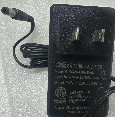 *Brand NEW*DC15V 1.8A 1.6A 1.5A 1.2A 2A GQ24-150200-AU AC ADAPTER POWER SUPPLY