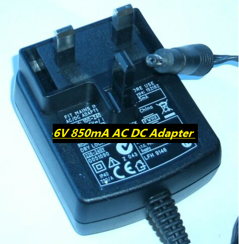 *Brand NEW* 6V 850mA AC DC Adapter 152182 POWER SUPPLY