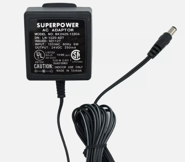 *Brand NEW* Superpower BK2425-1320A 24V 250mA AC Adapter Plug-in Class 2 Transformer Power Supply