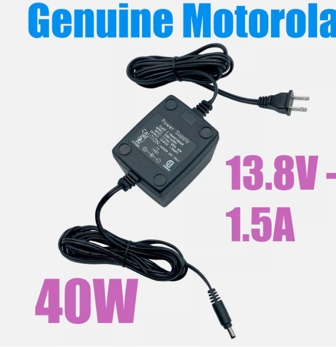 *Brand NEW*Genuine Motorola 2580162R01 Transformer 13.8V 1.5A AC Adapter Charger Power Supply