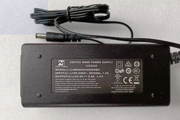 *Brand NEW*MASS POWER NBS65A240200M2 24V 2A AC/DC Adapter Power Supply