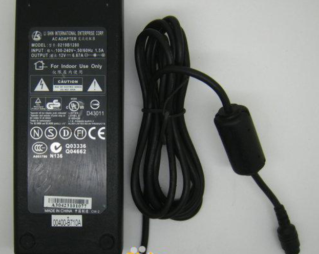 *Brand NEW*LI SHIN 12V 6.67A 80W AC Adapter 5.5mm*2.5mm ChargerPower Supply - Click Image to Close