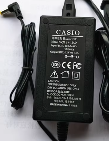 *Brand NEW* CASIO 12AD CT-688 788 877 12V 1.5A AC Adapter Power Supply