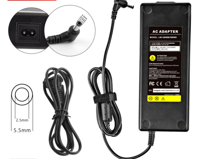 *Brand NEW*FSP Sparkle Power 19V 6.32A 120W AC ADAPTER 2.5x5.5mm AC Switching Supply Adapter US - Click Image to Close