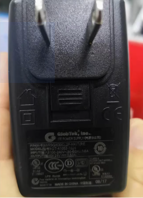 *Brand NEW*GLOBTEK 24V 0.63A AC ADAPTER GT-41052-1524 Power Supply - Click Image to Close