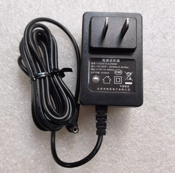 *Brand NEW*GLOBTEK 27V 800MA AC ADAPTER YLS0241A-C270080 Power Supply