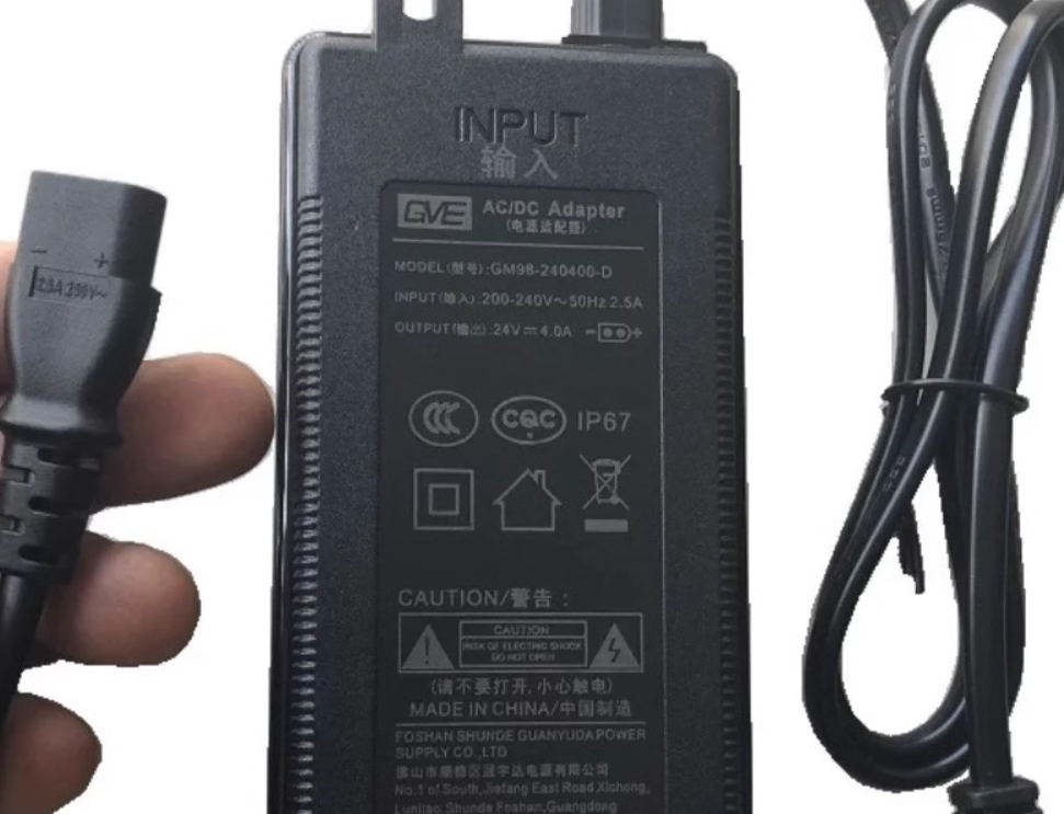 *Brand NEW* GVE GM98-2404000-D 24v 4A AC/DC Adapter Power Supply