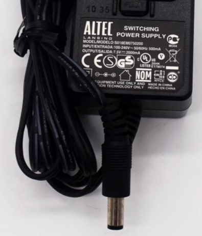 *Brand NEW*ALTEC LANSING S018EM0750200 7.5V 2000mA AC ADAPTER Power Supply