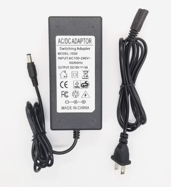 *Brand NEW*1550 DC15V 5A AC ADAPTER Power Supply