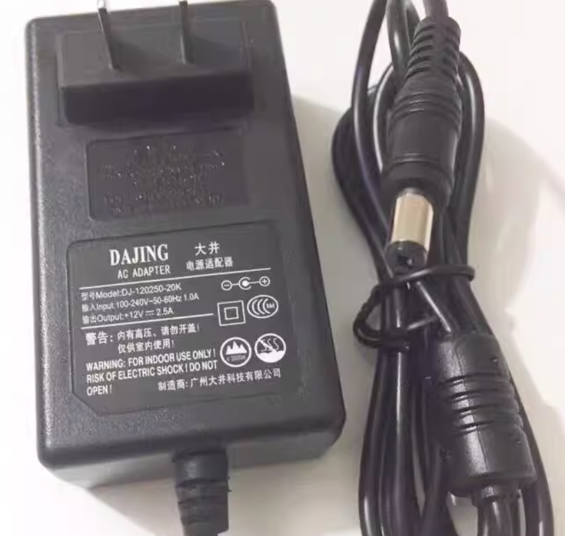 *Brand NEW*DAJING DJ-120250-20K 12V 2.5A AC/DC ADAPTER Power Supply