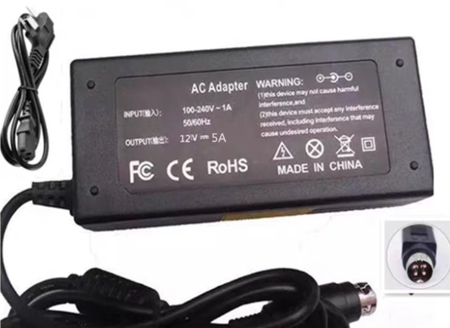 *Brand NEW* SWITCHING ADAPTER ZL-D060W01205000 12V 5.0A AC/DC ADAPTER Power Supply