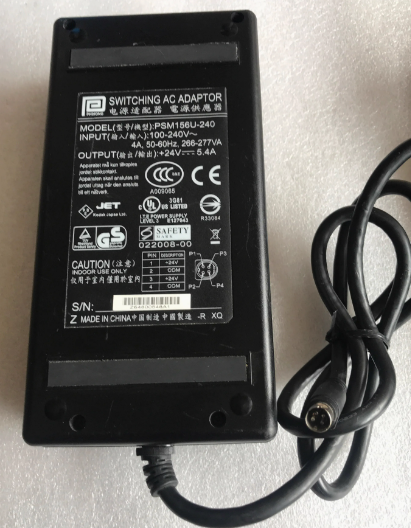 *Brand NEW*24V 5.4A AC/DC ADAPTER PHIHONG PSM156U-240 Power Supply