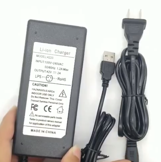 *Brand NEW* JASON 4220 Li-ion Charger 36V 42V 2A AC/DC ADAPTER Power Supply