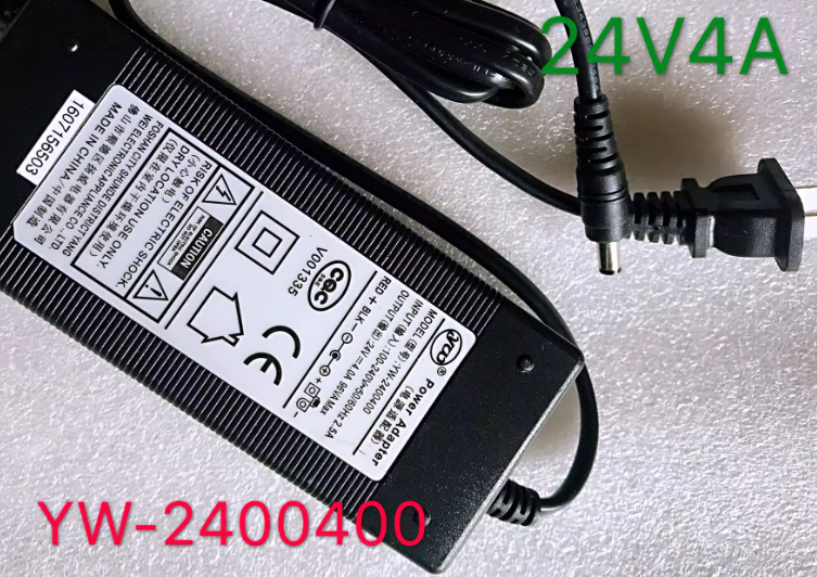 *Brand NEW* YW-2400400 YW 24V 4A AC/DC ADAPTER Power Supply