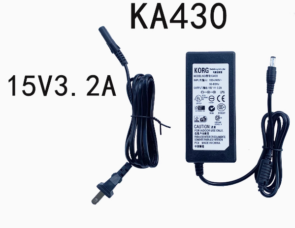 *Brand NEW*15V 3.2A AC/DC Adapter KORG KA430 Power Supply