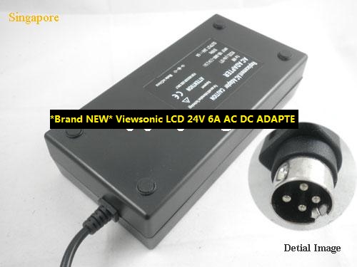 *Brand NEW* Viewsonic LCD 24V 6A AC DC ADAPTE ST-C-150-24000600CT POWER SUPPLY