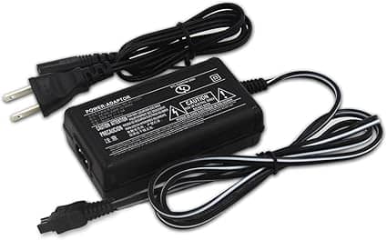 AC Adapter Compatible with Charger for Sony AC-L200 (Black A11) Connector Type Micro USB Type B Com
