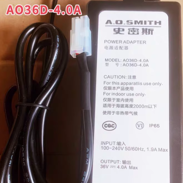 *Brand NEW*Ao36d-4.0a A.O.SMITH 36V 4.0A AC ADAPTER POWER SUPPLY