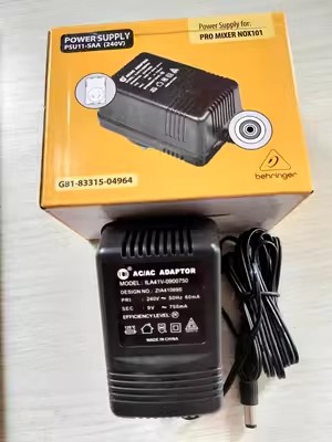*Brand NEW* BEHRINGER IL41V-0900750 NOX101 9V 750MA AC DC ADAPTHE POWER Supply - Click Image to Close