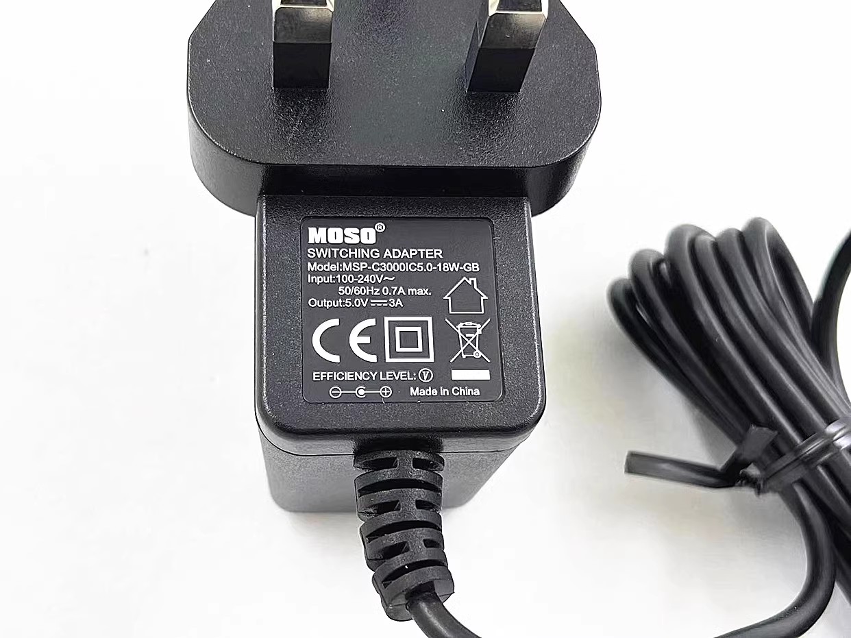 *Brand NEW* MSP-C3000IC5.0-18W-GB MOSO DC5V 3A AC/DC ADAPTER POWER Supply - Click Image to Close