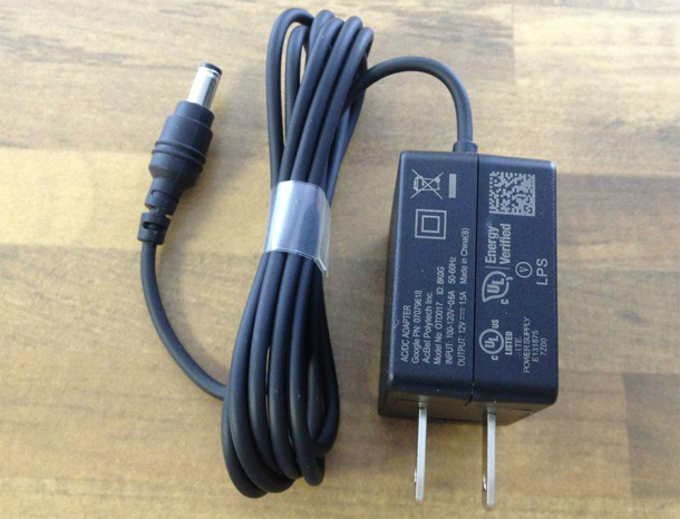 *Brand NEW*100 ~ 240V 50 ~ 60 Hz Google fiber 12V 1.5A AC/DC ADAPTER Power Supply - Click Image to Close