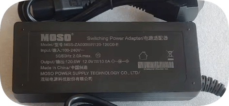*Brand NEW*Original MOSO MSS-ZA000WR120-120C0-E 12V 10A 120W AC ADAPTER Power Supply
