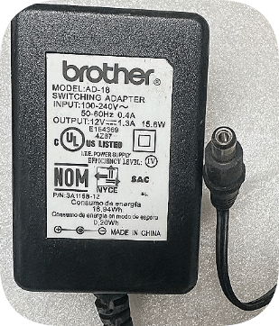*Brand NEW*Original brother AD-18 AD-E001 PT-E550W E300 E200 12V 1.3A AC Adapter Power Supply