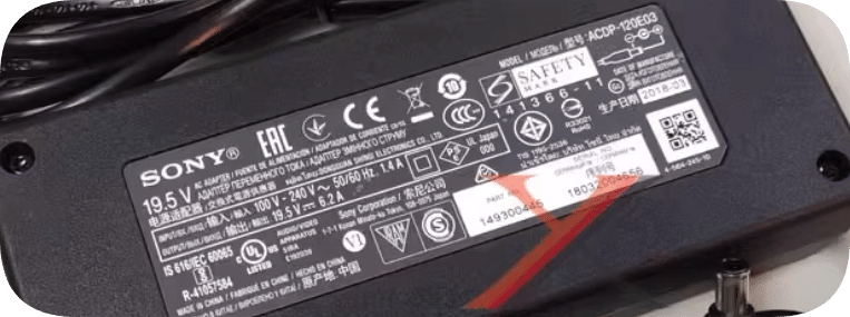 *Brand NEW*Sony ACDP-120E03 KDL-50W700B KDL-55R580C 48W600B TV 19.5v6.2a power adapter