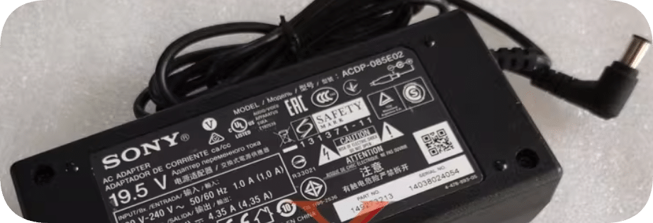 *Brand NEW*Sony 19.5V 4.35A power adapter ACDP-085N/E02 TV charging cable transformer