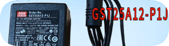 *Brand NEW*Mean Well Original GST25A12-P1J (12V 2.08A) 25W from Taiwan Three-Prong Industrial Switc