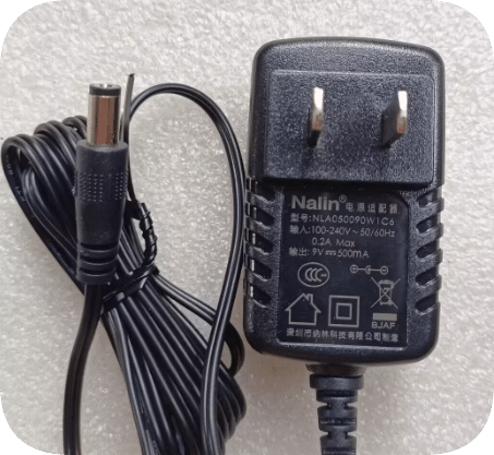 *Brand NEW*MLA050090W1C6 Nalin 9V 500MA power adapter effects pedal with internal negative plug (9V