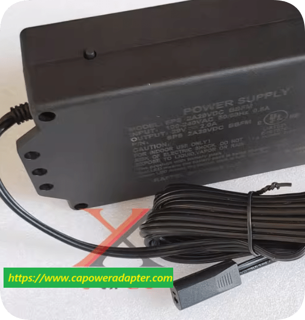 *Brand NEW* SPS 2A29VDC BBFM Electric Sofa Table Bed and Cabinet Two-Prong Charging Cable Transforme