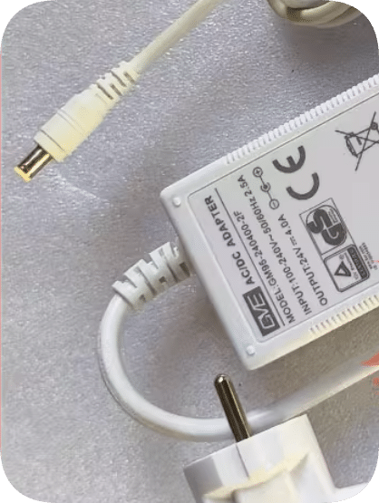*Brand NEW*GM95-240400-2F charging cable and transformer 96W European standard GVE Crown YUDA 24V 4A