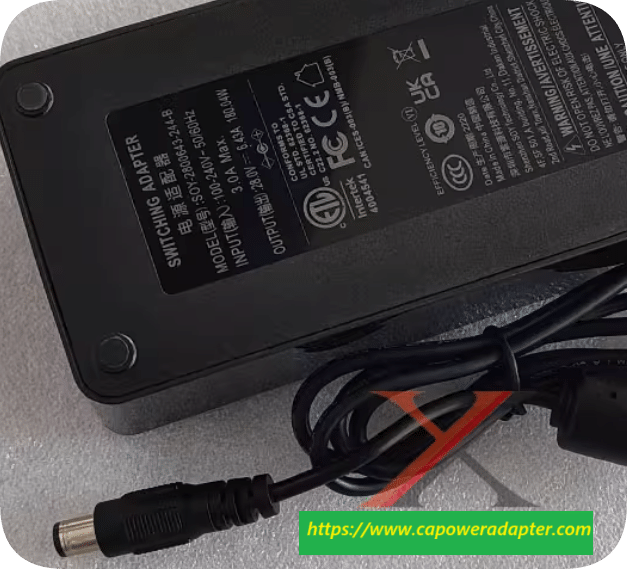 *Brand NEW*SOY-2800643-244-B 28V 6.43A power adapter charging cable 28V 180.4W transformer