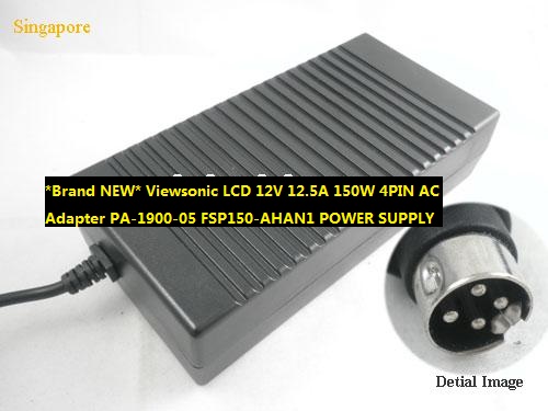 *Brand NEW* Viewsonic LCD 12V 12.5A 150W 4PIN AC Adapter PA-1900-05 FSP150-AHAN1 POWER SUPPLY
