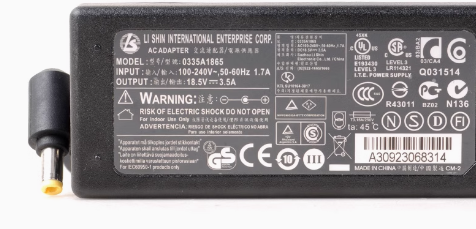 *Brand NEW* Original LS 0335A1865 18.5V 3.5A AC ADAPTER POWER SUPPLY