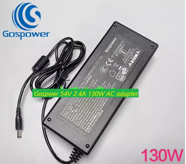 *Brand NEW*RG-EG210G-P-E Gospwer 54V 2.4A 130W AC adapter Power Supply