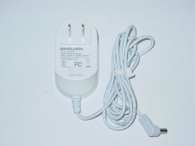 *Brand NEW* Simsukian SK02T-2400060U 24V 0.6A AC Power Adapter - Click Image to Close