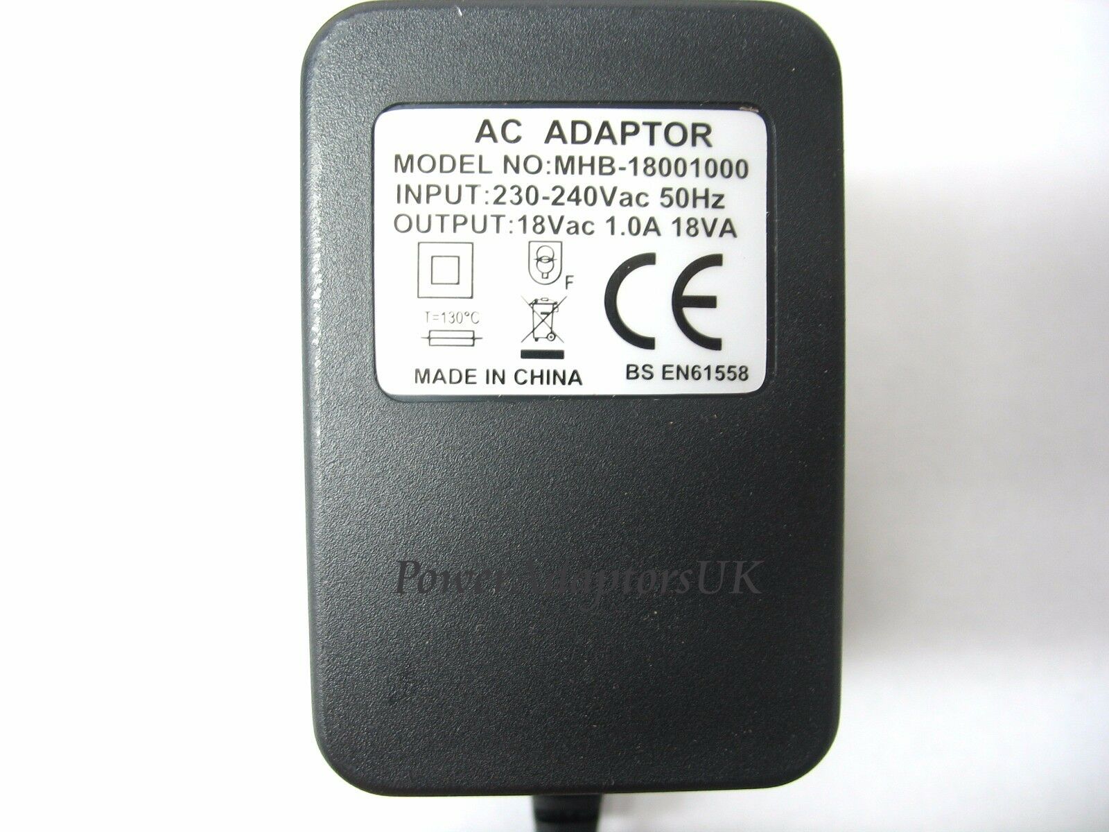 AC Adapter Charger For Black & Decker UA170020B 90561138-01