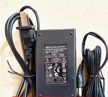 *Brand NEW* FUJIA FJ-SW2401200D 24V 12000MA AC/DC Adapter Power Supply