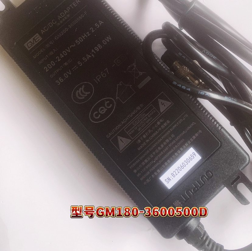 *Brand NEW*GVE GM180-3600500-D 36V 5A 220V AC/DC ADAPTER Power Supply